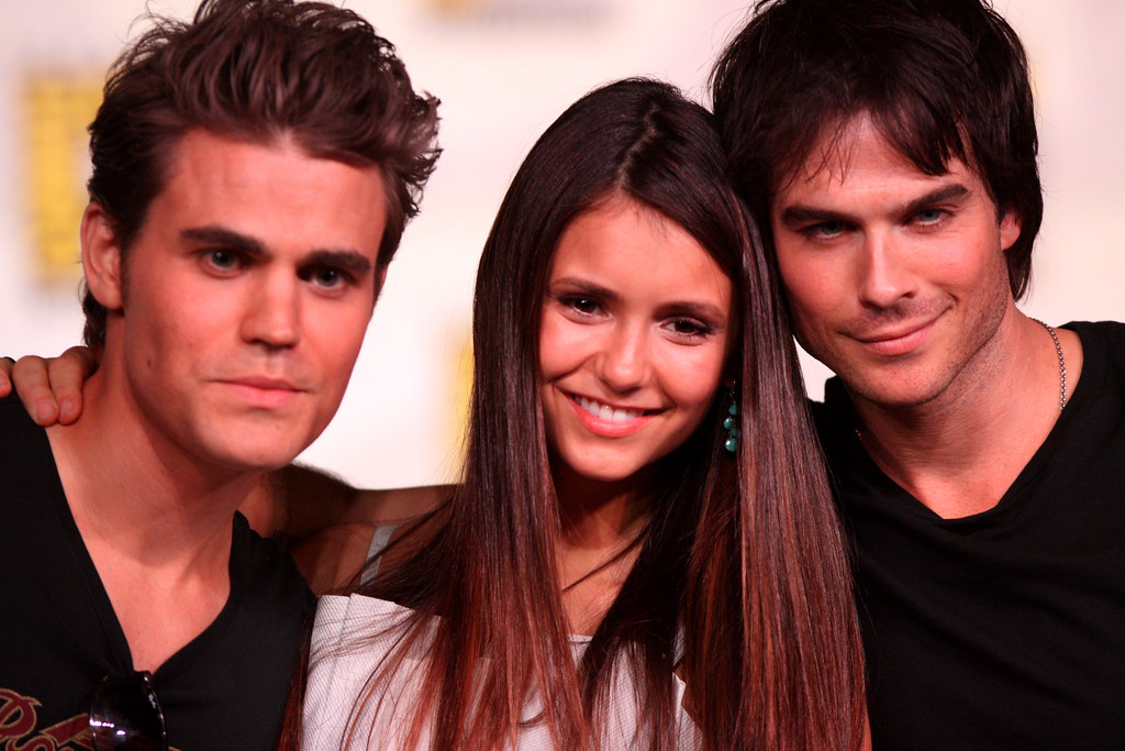 Paul Wesley, Nina Dobrev & Ian Somerhalder Paul Wesley, Ni… Flickr