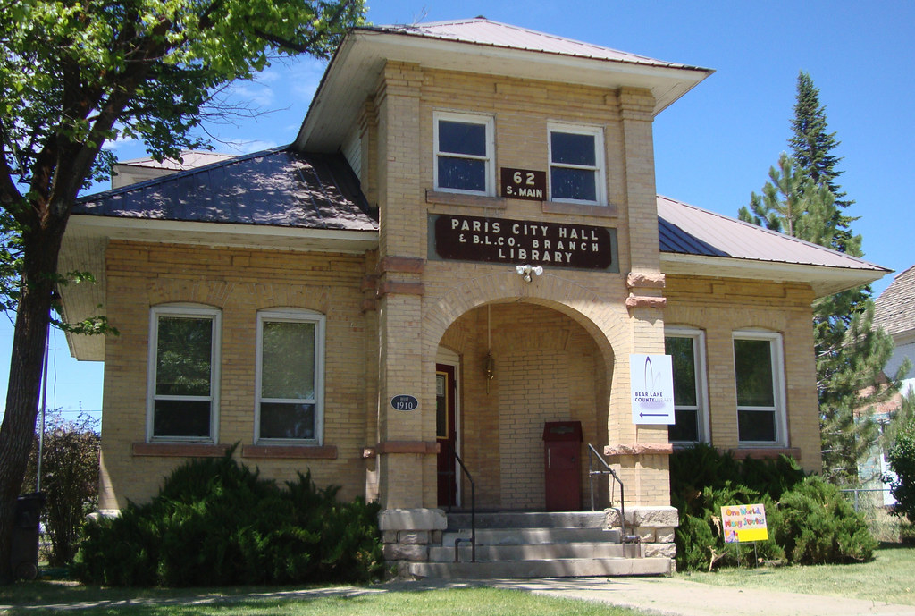 Old Paris LDS Tithing Office (Paris, Idaho) This structure… Flickr