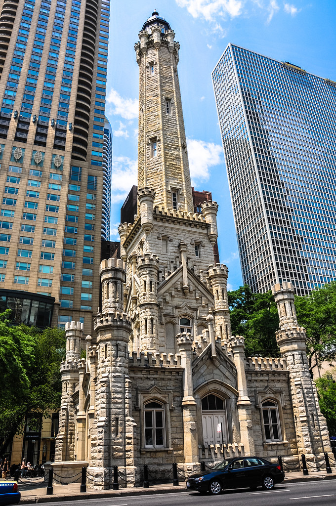 Old Chicago Water Tower along the Magnificent Mile in Chic… Flickr