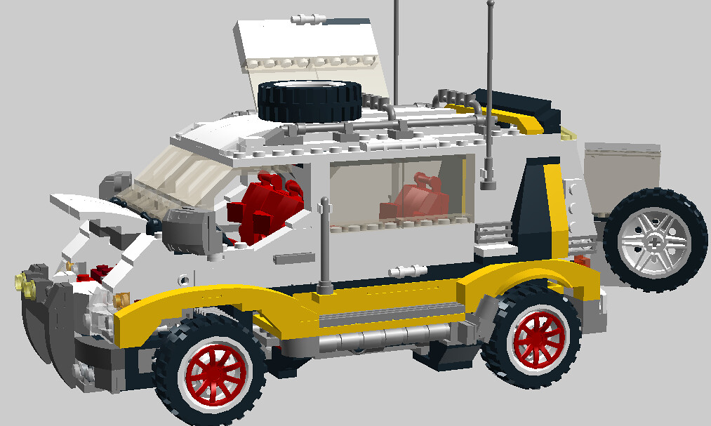 Lego Model Team Nr. 5550 Custom Rally Van Overhaulled Flickr