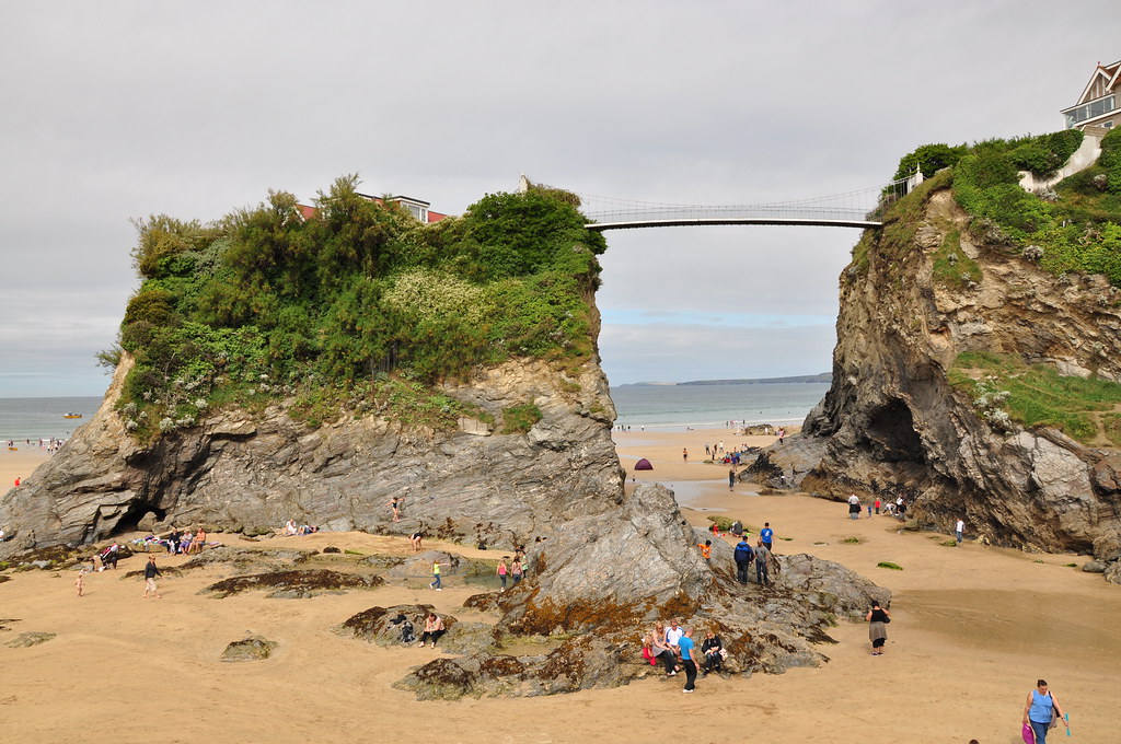 House on the Rock Towan Beach, Newquay, Cornwall. Steve Baker Flickr
