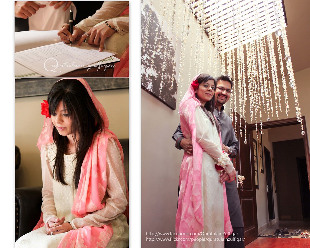 Nikah Ceremony The beautiful sun roof with flower strings… Flickr