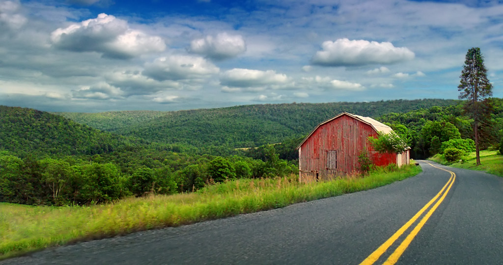 Backdrop PA Route 154, Elkland Township, Sullivan County. Nicholas