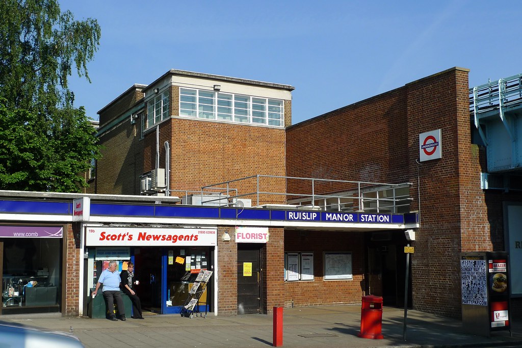 Ruislip Manor station A simple tube building for this oute… Flickr