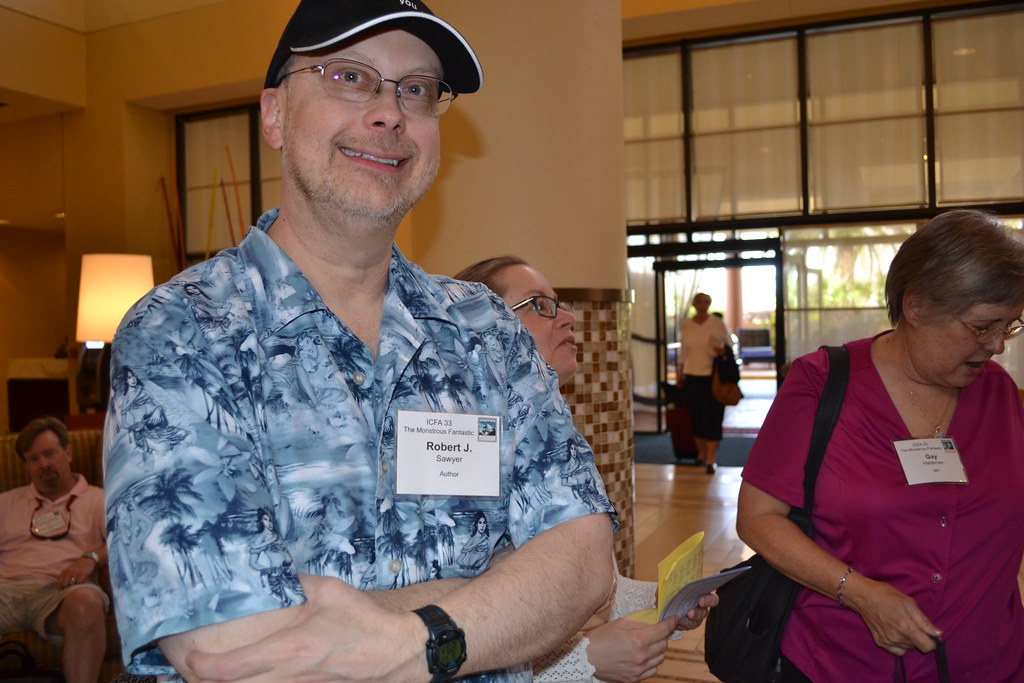 Rob Sawyer and Gay Haldeman Ellen Flickr