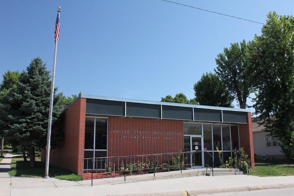Post Office Spalding, NE Tom McLaughlin Flickr