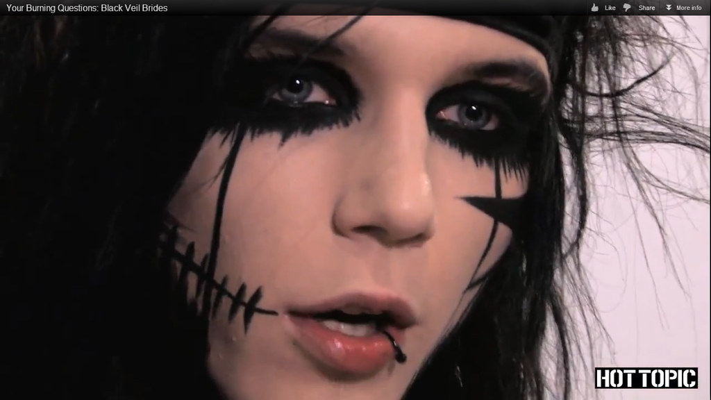 BLACK VEIL BRIDES “Hot Topic” interview screen capture (13… Flickr