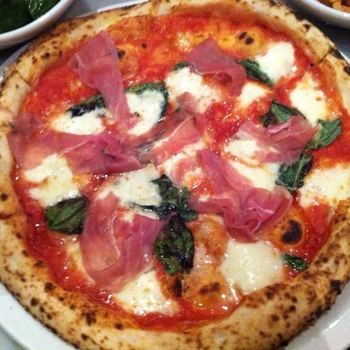 Pizza Margherita with prosciutto di parma Tony's Pizza N… Flickr