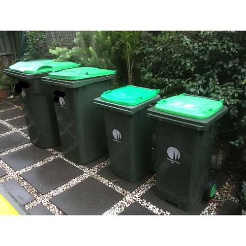 All my Green Waste bins full besides my 80L. GarboCentral Flickr