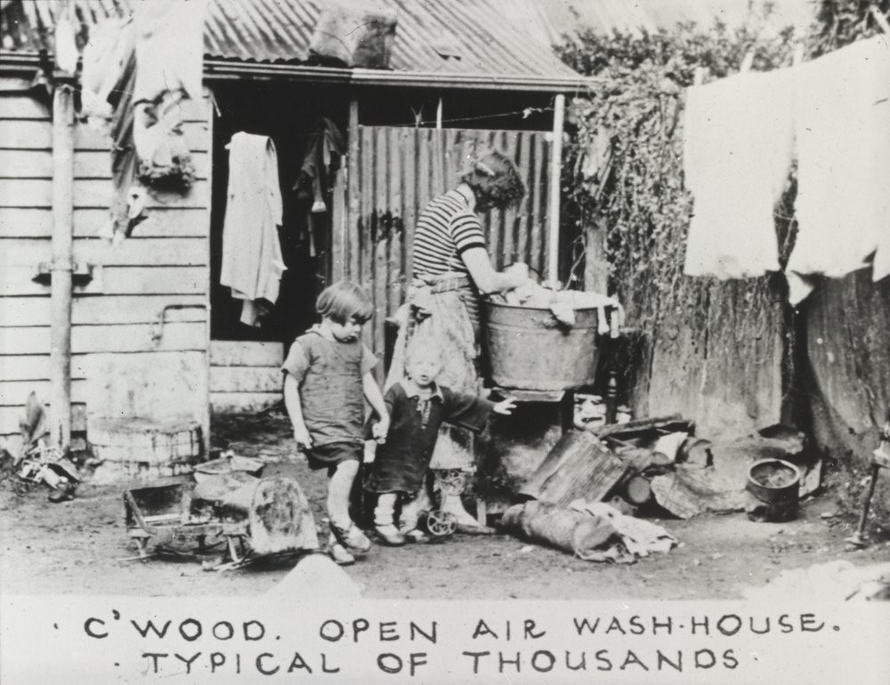 Open air wash house This woman is standing at a copper was… Flickr