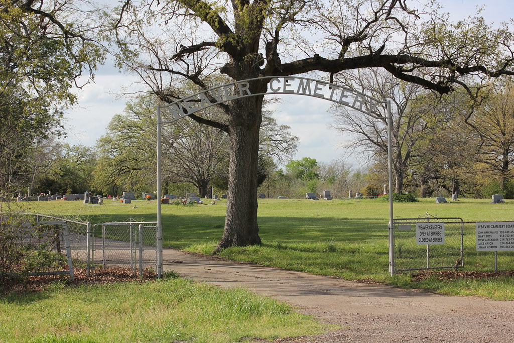 Weaver Cemetery, Hopkins County, Texas This cemetery is lo… Flickr