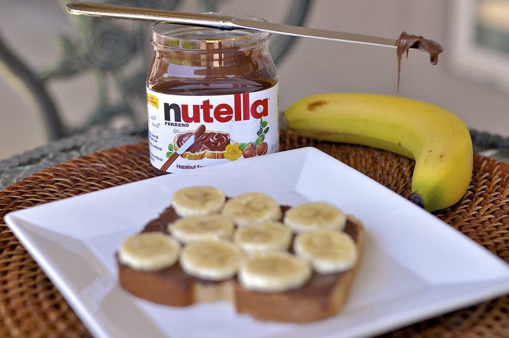 Nutella and Banana Nutella and Banana on Bread To see how … Flickr