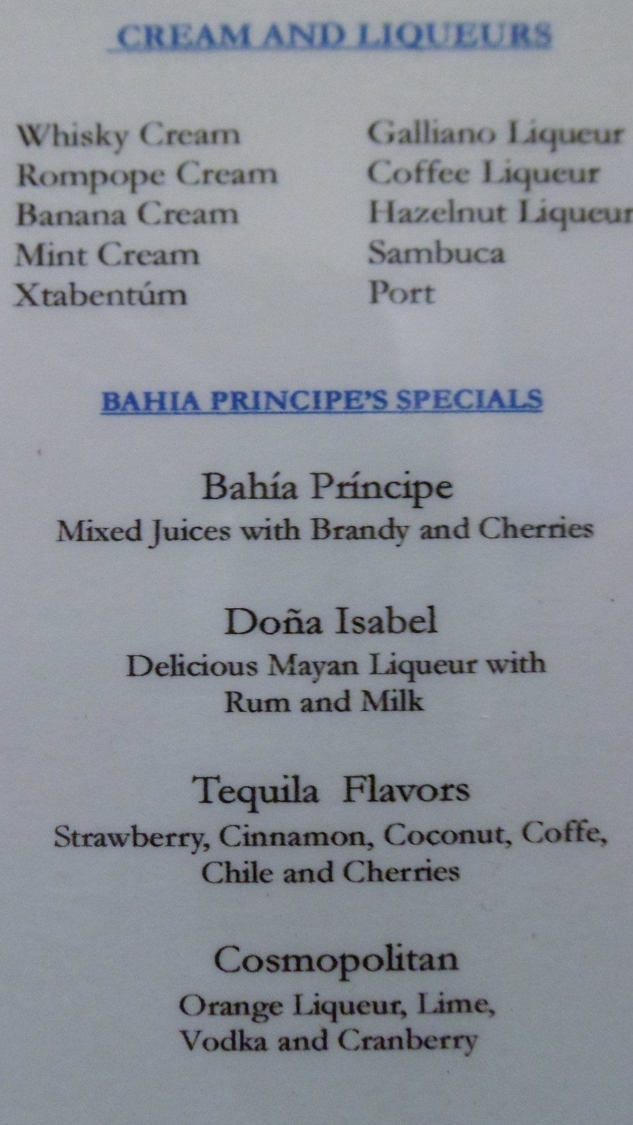 Daiquiri Lounge Drink Menu Flickr