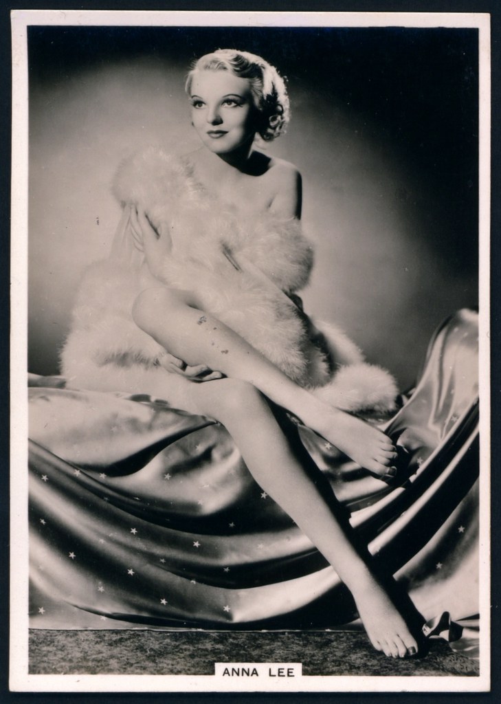 Cigarette Card - Actress, Anna Lee - a photo on Flickriver