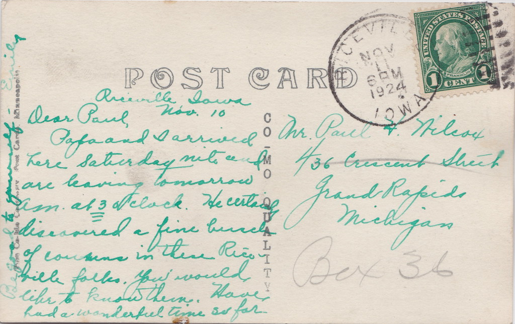 US IA Riceville IA RPPCc.1915 Downtown Stores Businesses D… Flickr