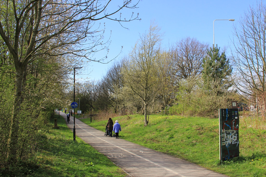 The site of Scale Hall railway station, Lancaster. 2012 Flickr