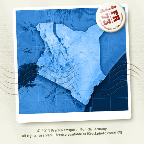 Kenya Topographic Map 3D Render. © 2011 Frank Ramspott, Li… Flickr