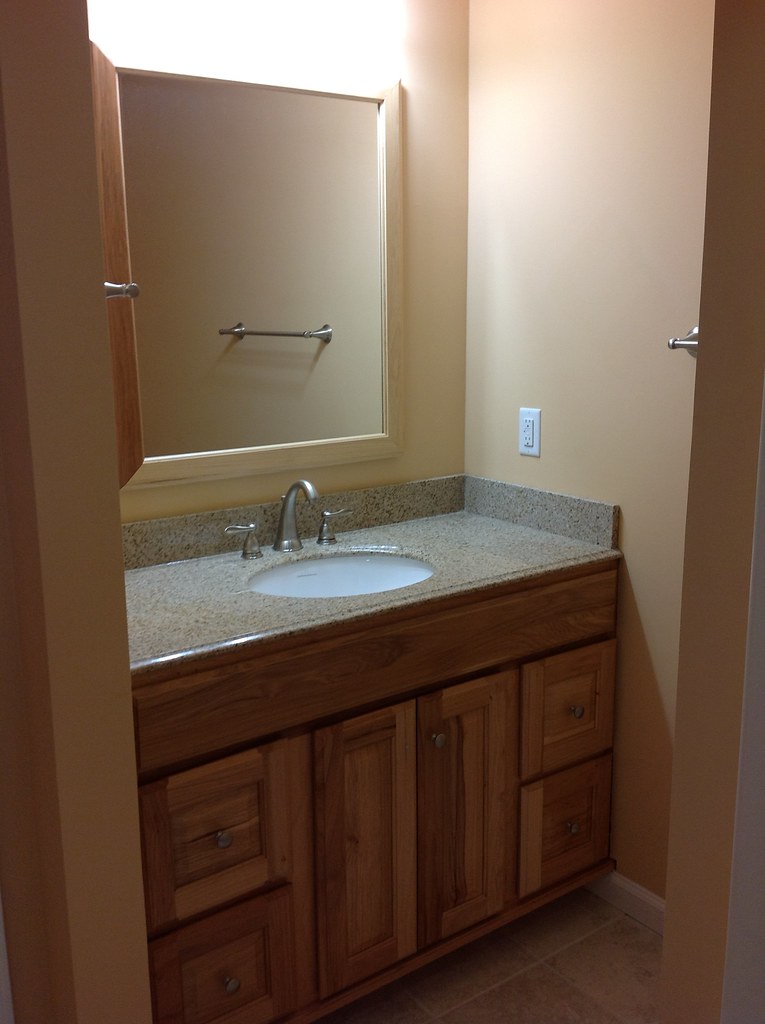 Bathroom Vanity This is a 4 ft. vanity unit complete with … Flickr