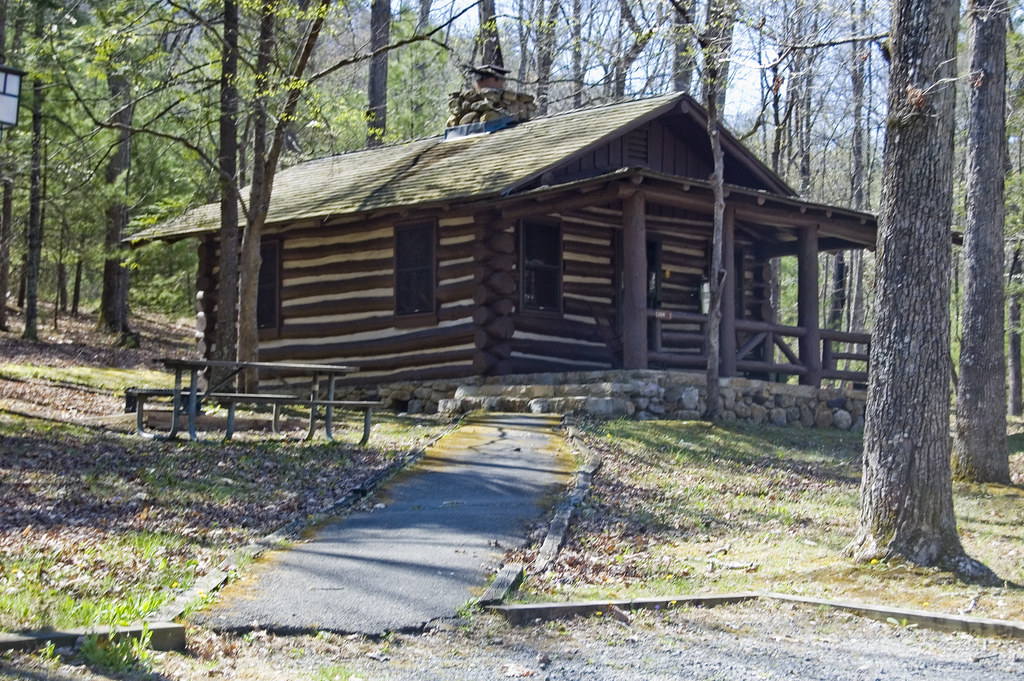 Douthat State Park Cabin 3 Cabin 3 is a oneroom log effic… Flickr