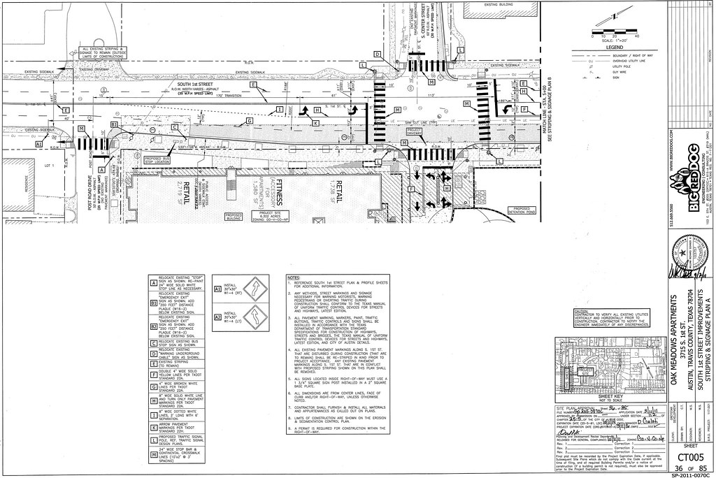 Striping & Signage Plan "A" Apartments in Austin, TX Flickr