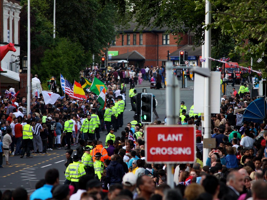 Smethwick High Street waits for the Olympic Torch David Davies Flickr
