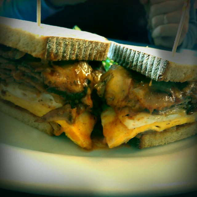 Pastrami & Egg Sandwich cross keys diner Spotted on Food… Flickr