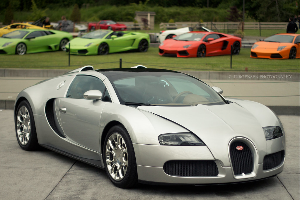 Bugatti Veyron Grand Sport, Again! 2 Murcielago's, Aventad… Flickr