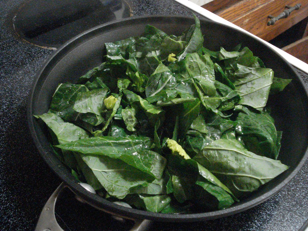 Collards collard greens just tossed with olive oil and spi… Flickr