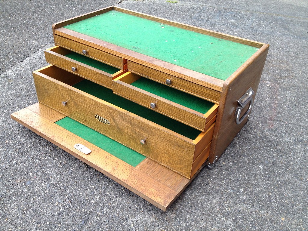 H. Gerstner & Sons Dayton Machinist tool box with lock and… Flickr