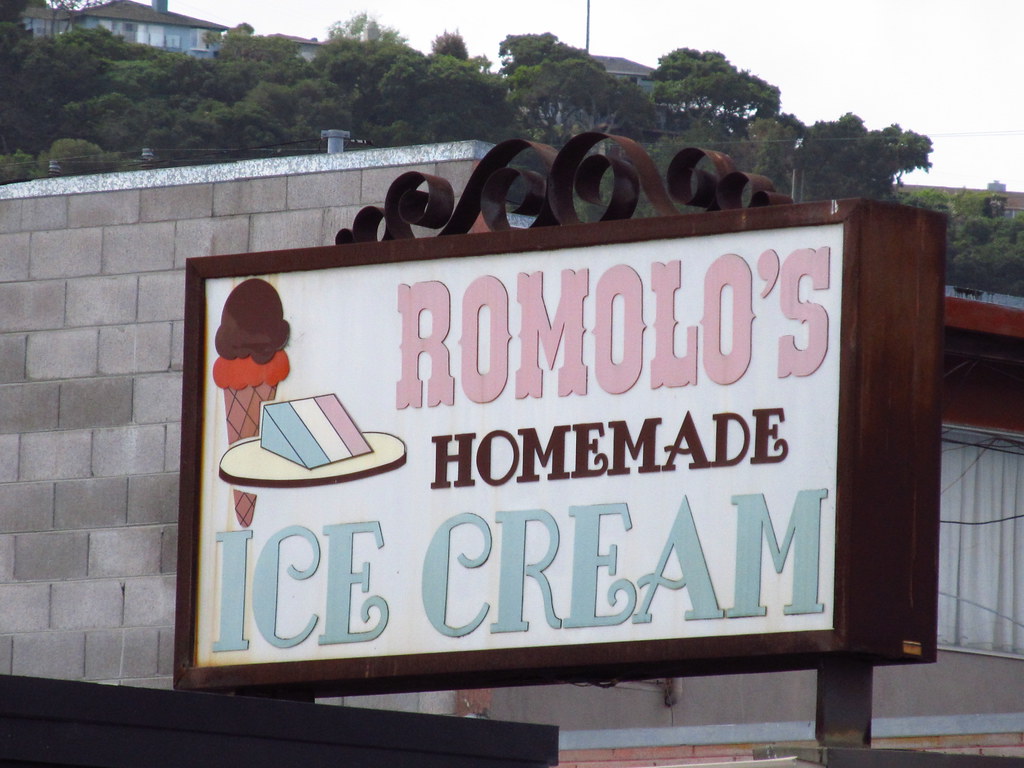 Romolo's Homemade Ice Cream sign August 21st is National S… Flickr