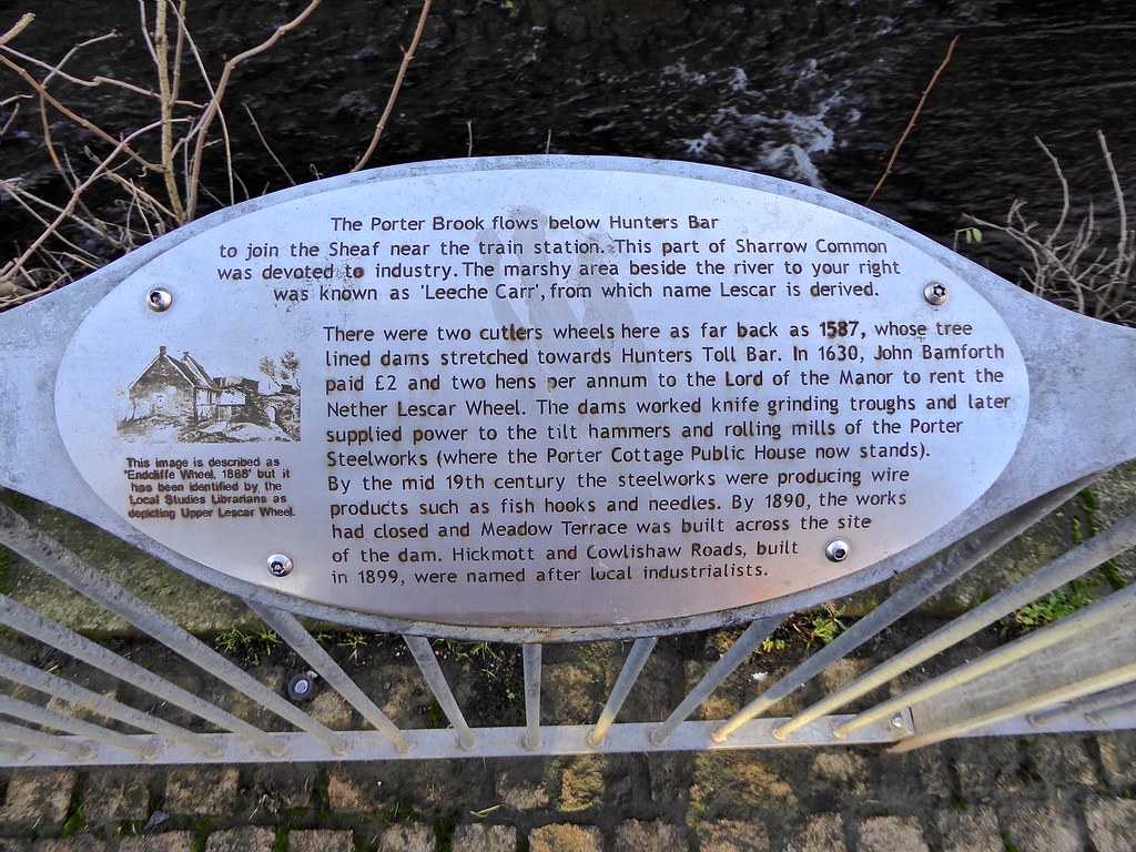 Sheffield Hunters Bar and Sharrow The Porter Brook flows… Flickr