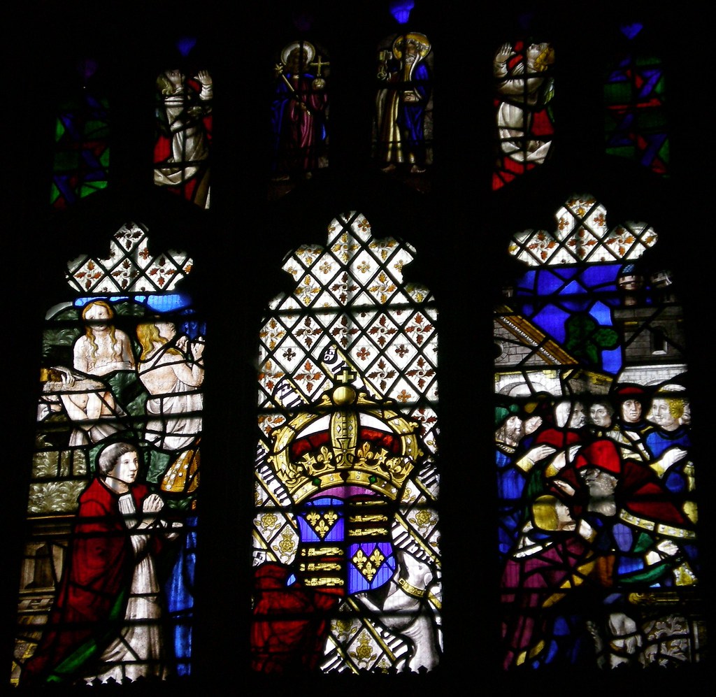 Radley, St James the Great, Oxfordshire East window arms … Flickr