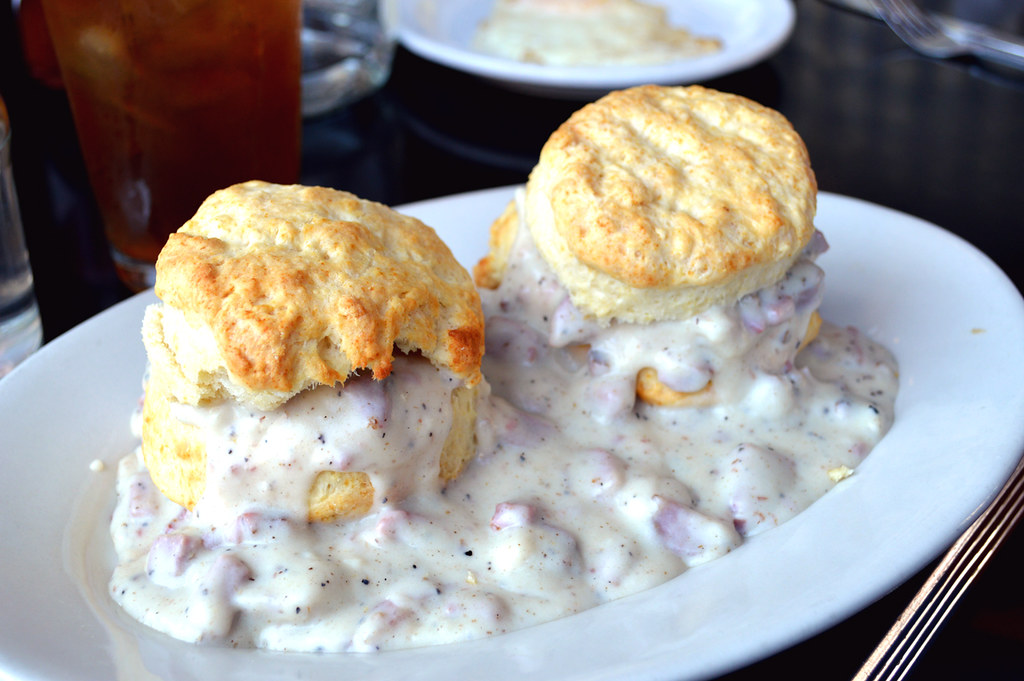 Biscuits & Pastrami Gravy BuddhaBellies Flickr