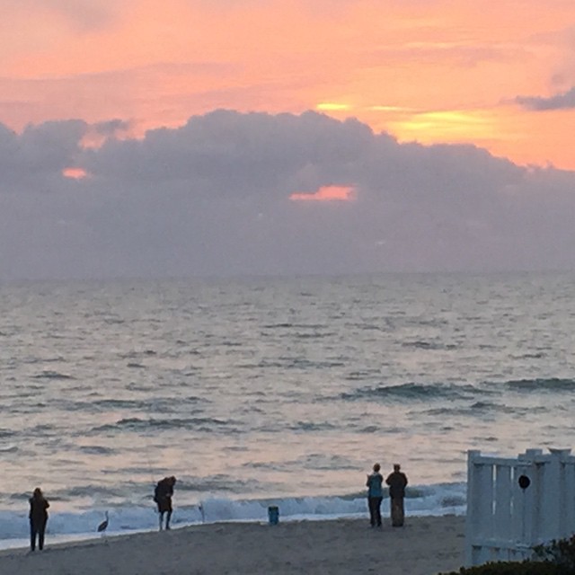 Sunrise on the beach in Indialantic The weather looked a l… Flickr