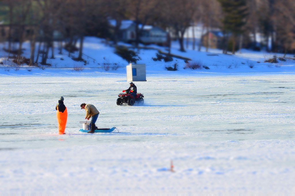 Fun and Ice Fishing Maranacook Lake Maranacook Lake March … Flickr