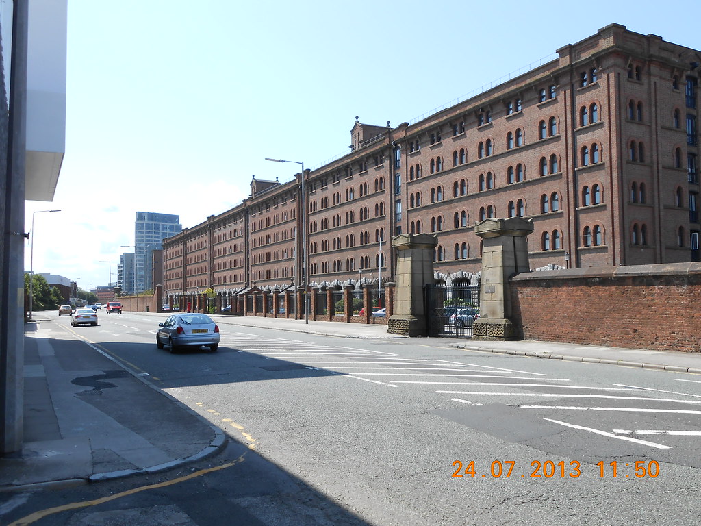 Waterloo Dock warehouses now luxury flats on Waterloo Road… Flickr