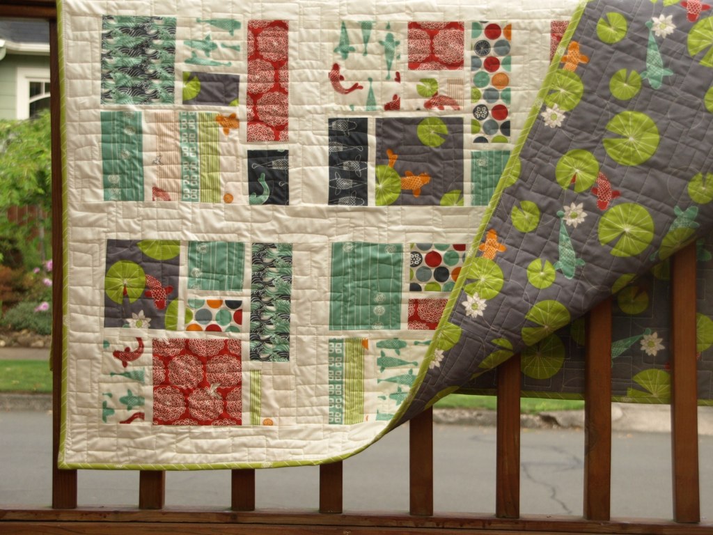 Tatami Mat quilt pattern featuring Birch's Eiko collection… Flickr