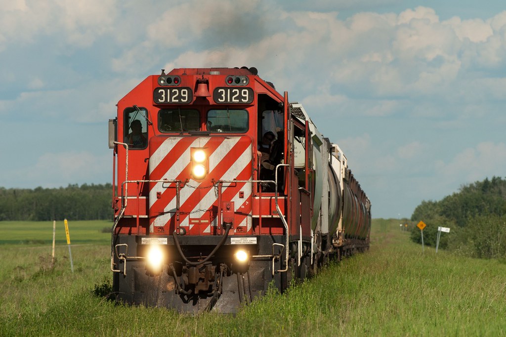 CP 3129, Garrick SK Bound for Choiceland CP 3129 crawls al… Flickr
