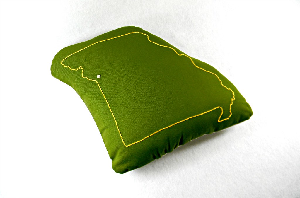 Handmade Embroidered Kansas City, Missouri Throw Pillow Flickr