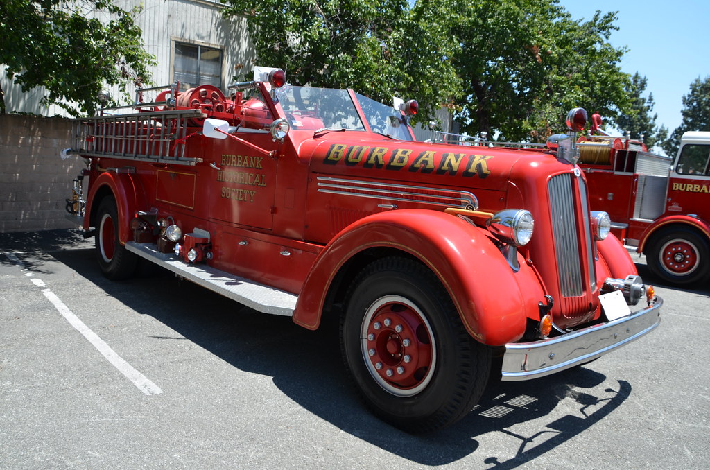 BURBANK FIRE DEPARTMENT HISTORICAL SOCIETY ENGINE Navymailman Flickr