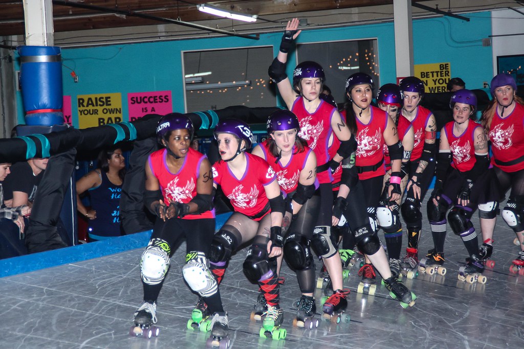 San Diego Roller Derby Dolls Wildfire vs Tilted Thunder Ra… Flickr
