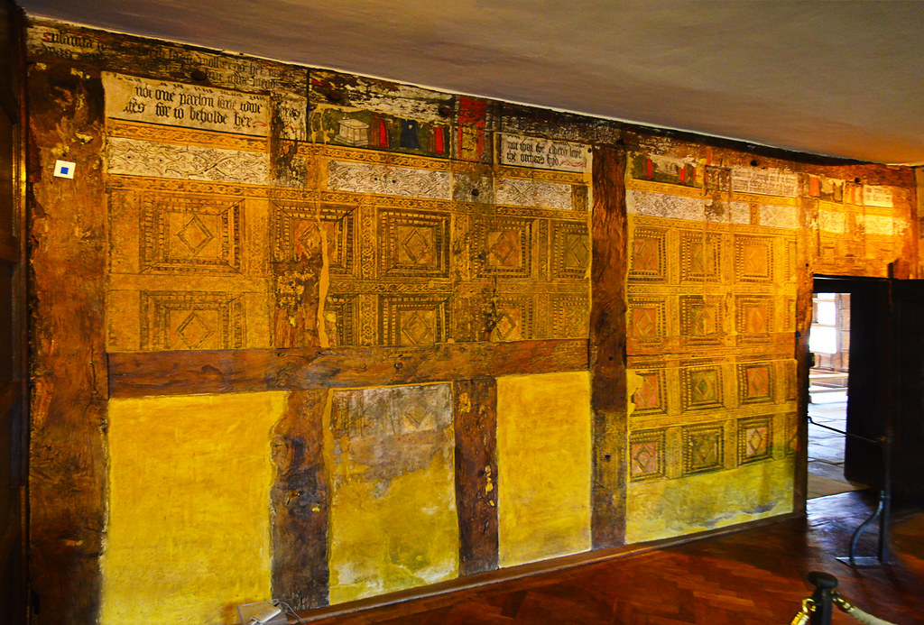 Elizabethan Wallpaper Little Moreton Hall, nr. Congleton T… Flickr