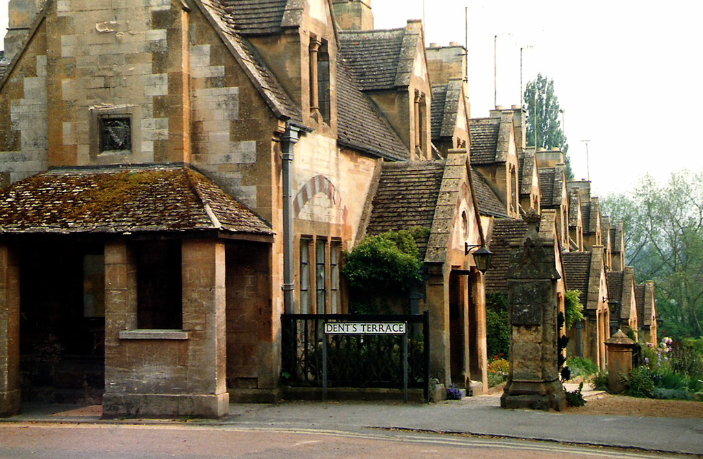 Gloucestershire. May 20th.1989 Almshouses. Cynthia