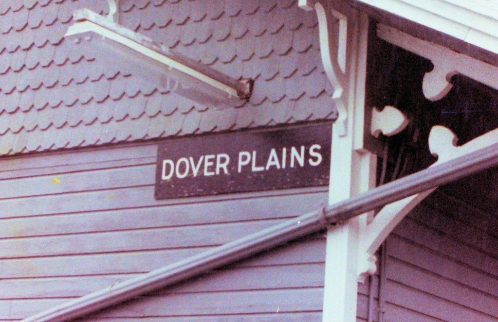Metro North Dover Plains station sign A detail of the clas… Flickr