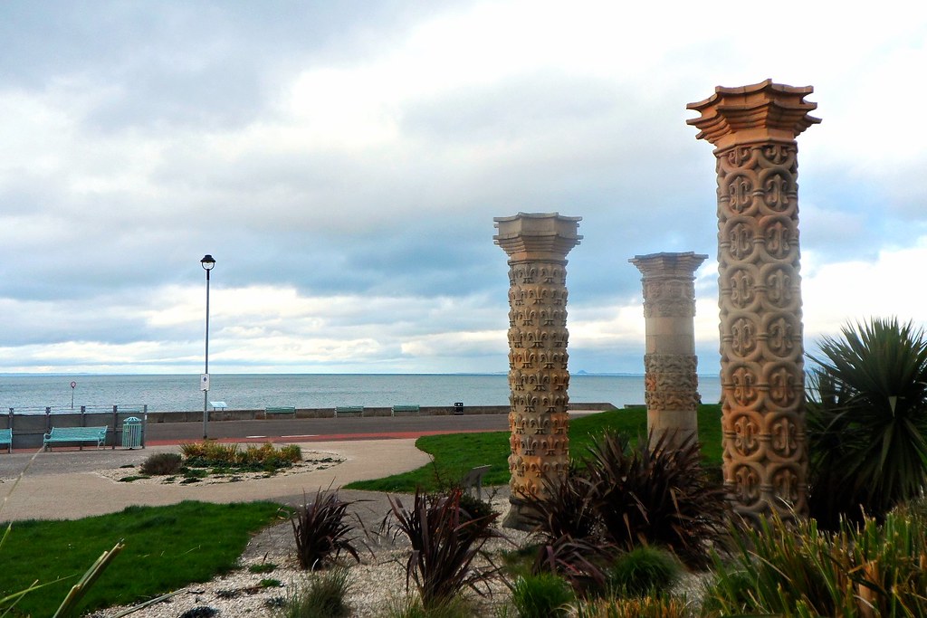 Pillars in Community Garden on Portobello Prom Edinburgh Flickr