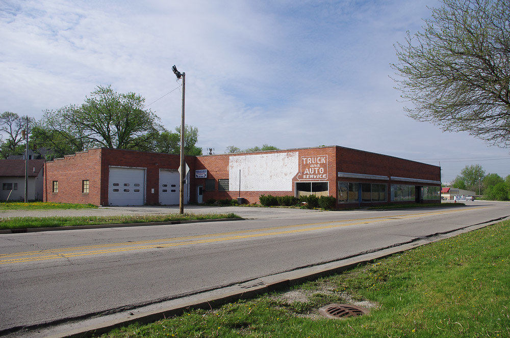 former GM auto dealership in Gilman IL May 7, 2013 Larry Irvin Flickr