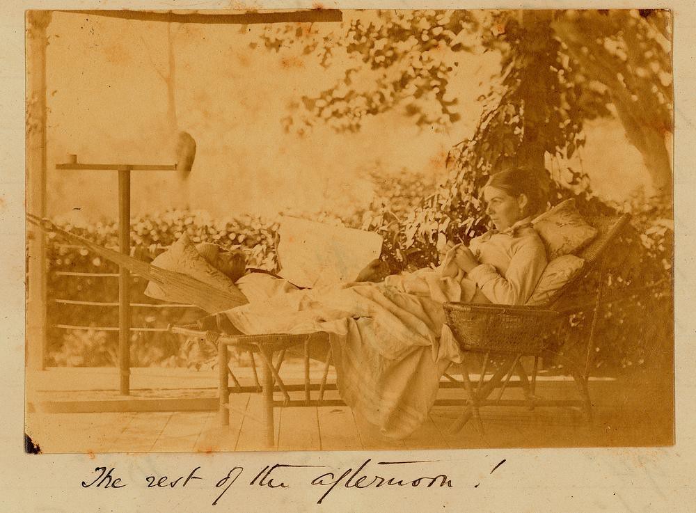 Charles and Winifred Rawson resting on the verandah of The Hollow a photo on Flickriver