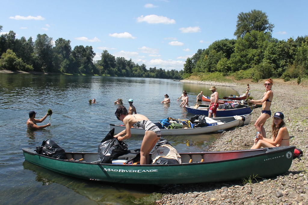 Portland Canoe Trip on the Willamette Eli Duke Flickr