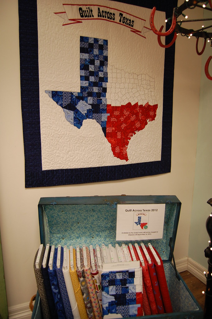 Quilt Across Texas 2012 Cabbage Rose Display for Quilt Acr… Flickr