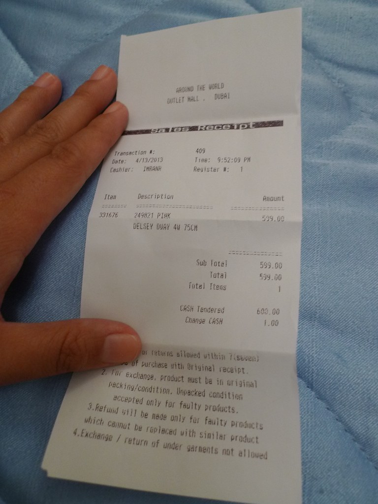 Delsey Luggage Receipt Didi Paterno Flickr